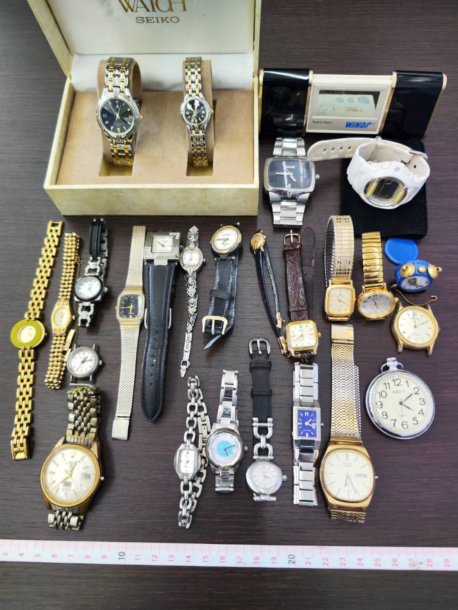 【1509‐1823】時計おまとめ　26個　SEIKO　Baby-G　COACH klaeuse　NIXON　HILTON　RICOH　AUREOLE Voken Sara など多数　　　　　　　_画像1