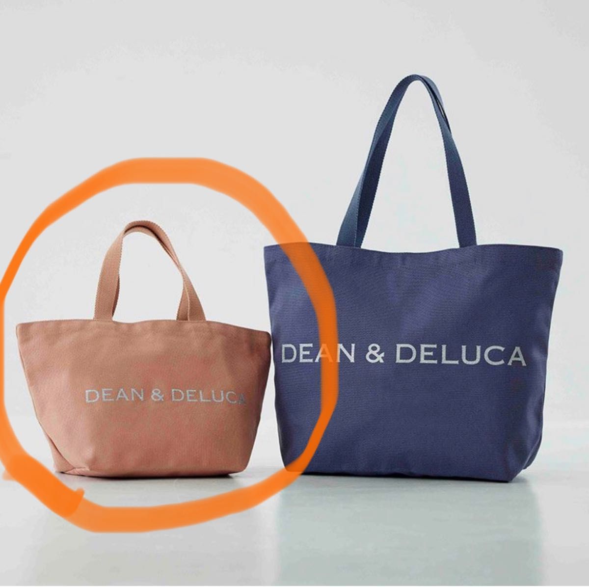 DEAN&DELUCA チャリティトート　Sサイズ　ブルーグレー　 ディーンアンドデルーカ