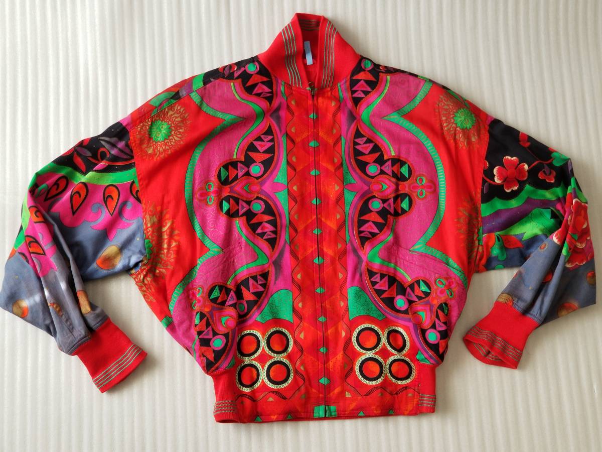  Gianni Versace GIANNIVERSACE Vintage Bomber jacket 50 cleaning settled 