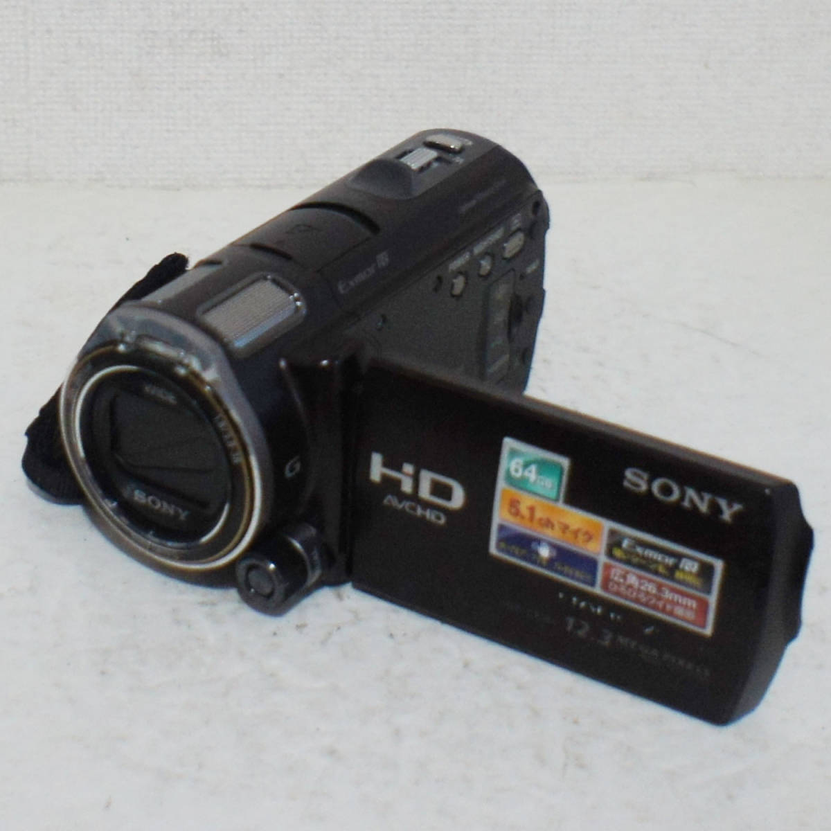 【送料無料】Sony「HDR-CX560V」フルハイビジョン 64GB内蔵 裏面照射CMOS 動作確認済み_画像3