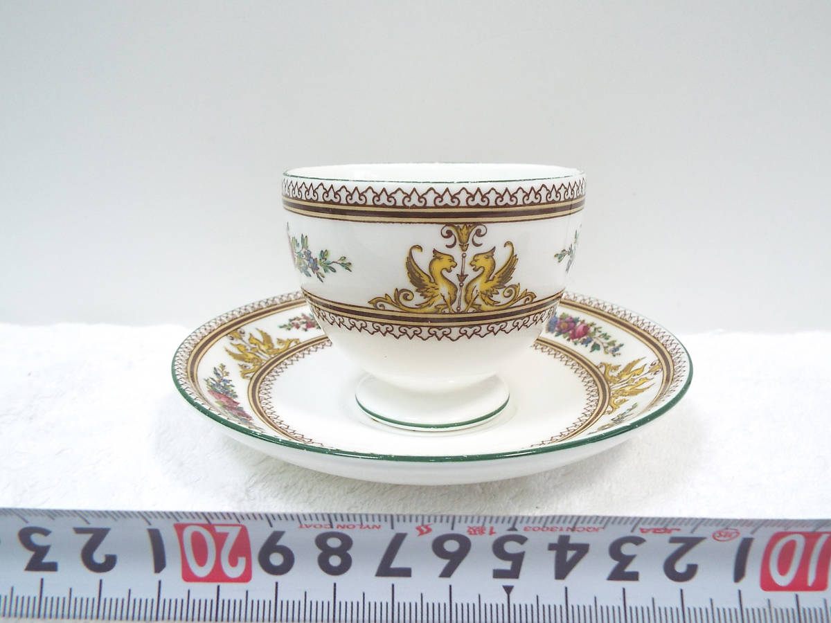 WEDGWOOD/ウェッジウッド W595 COLUMBIA/コロンビア カップ&ソーサー/皿 中古_画像6