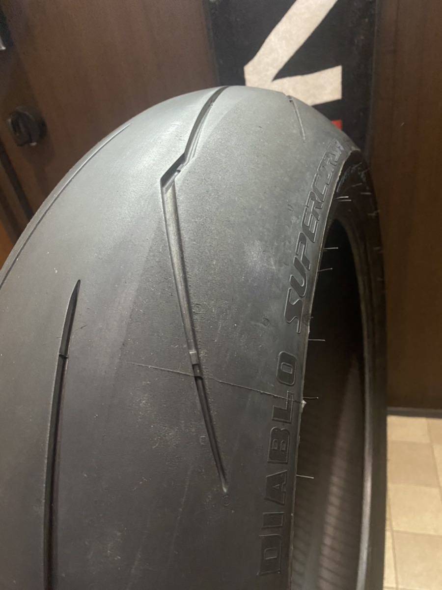 中古MCタイヤ 2021年製造 PIRELLI DIABLO SUPERCORSA SP V3 190/55ZR17 ピレリ スーパーコルサ 190 55 17 3521 K4333_画像2