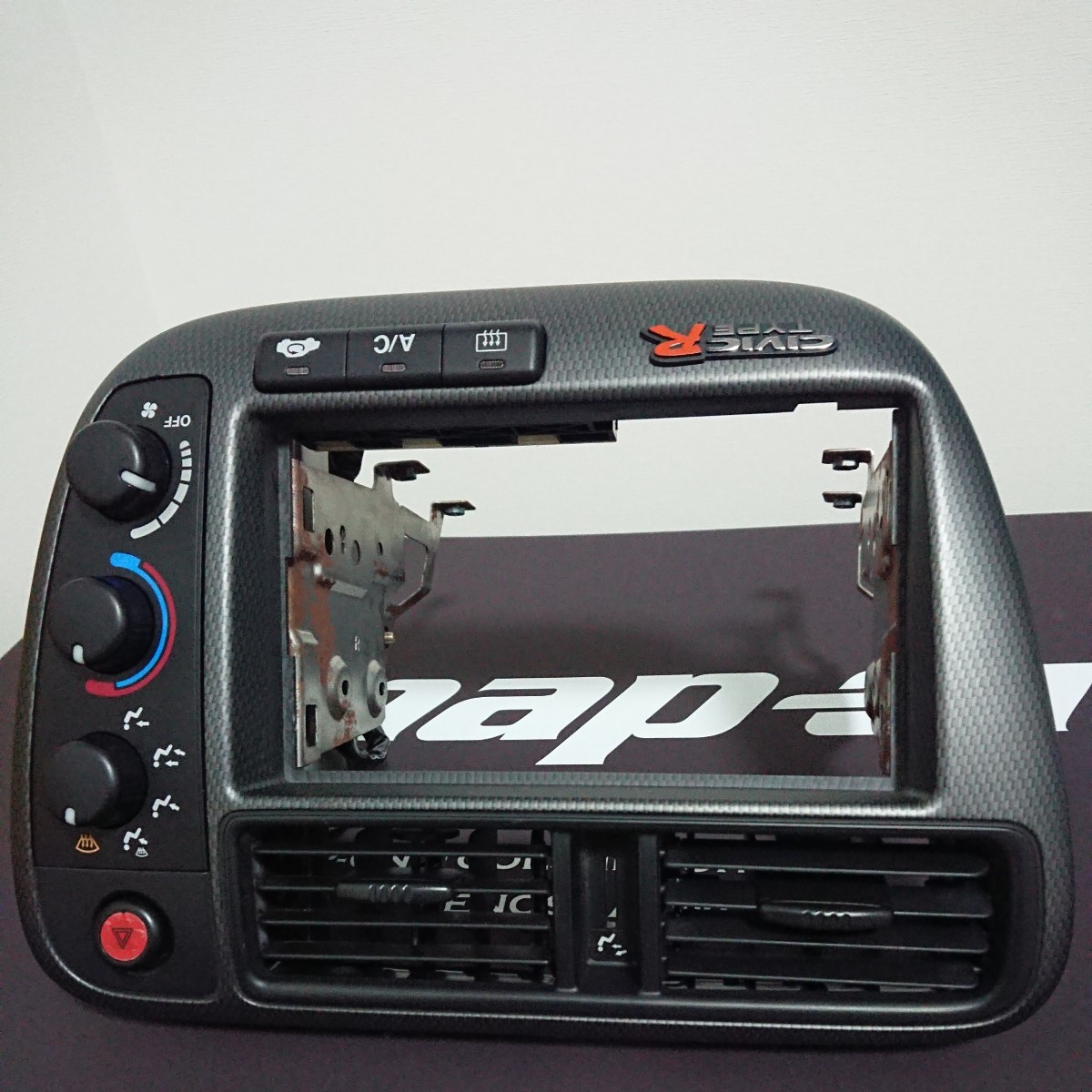 ホンダ純正 EK3 EK4 シビック センターパネル オーディオパネル エアコンスイッチパネル 吹き出し口 内装 トリム 77252-S04-9410 棚D5 自動車メーカー別 ホンダ純正 EK3 EK4 シビック センターパネル オーディオパネル エアコンスイッチパネル 吹き出し口 内装 トリム 77252-S04-9410 棚D5 自動車メーカー別