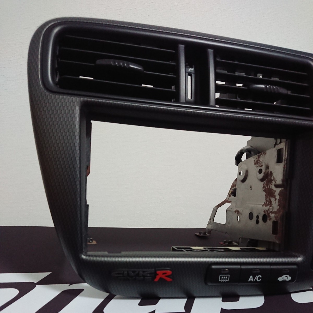 ホンダ純正 EK3 EK4 シビック センターパネル オーディオパネル エアコンスイッチパネル 吹き出し口 内装 トリム 77252-S04-9410 棚D5 自動車メーカー別 ホンダ純正 EK3 EK4 シビック センターパネル オーディオパネル エアコンスイッチパネル 吹き出し口 内装 トリム 77252-S04-9410 棚D5 自動車メーカー別