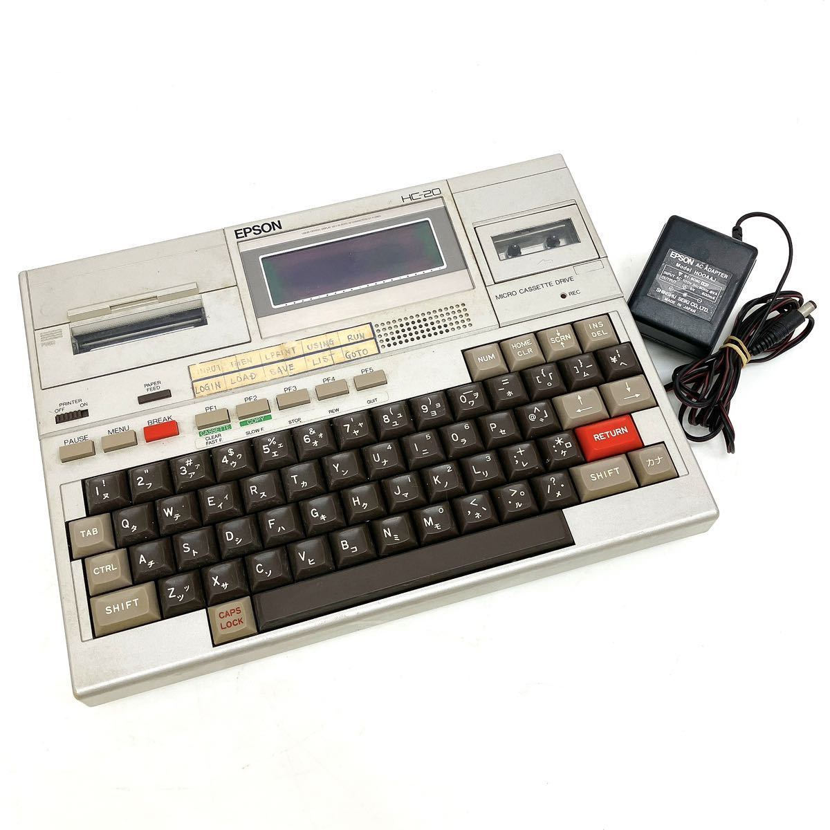 EPSON HC-20 旧型PC ハンドヘルドコンピューター□ジャンク品 EPSON HC-20 旧型PC ハンドヘルドコンピューター□ジャンク品