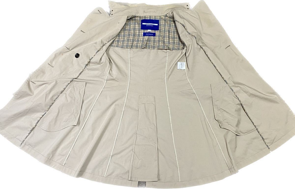 ♪♪BURBERRY バーバリー BLUE LABEL 38 CRESTBRIDGE トレンチコート レターパックプラス発送♪♪_画像3