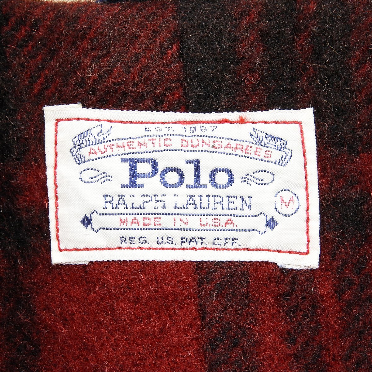 未使用 POLO RALPH LAUREN ポロラルフローレン デニム カバーオール 白タグ Size M #12123 オールド アメカジ アウター_画像3