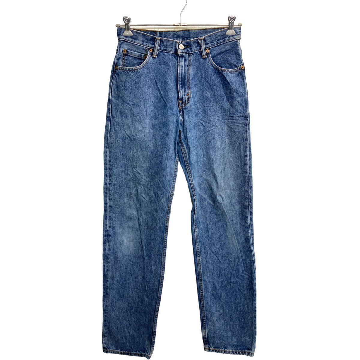 Используется старомодные джинсовые брюки Levi's 550 W30 Levi's Relax Fit Blue Cotton Mexico Made U.S. Оптовая покупка 2311-970