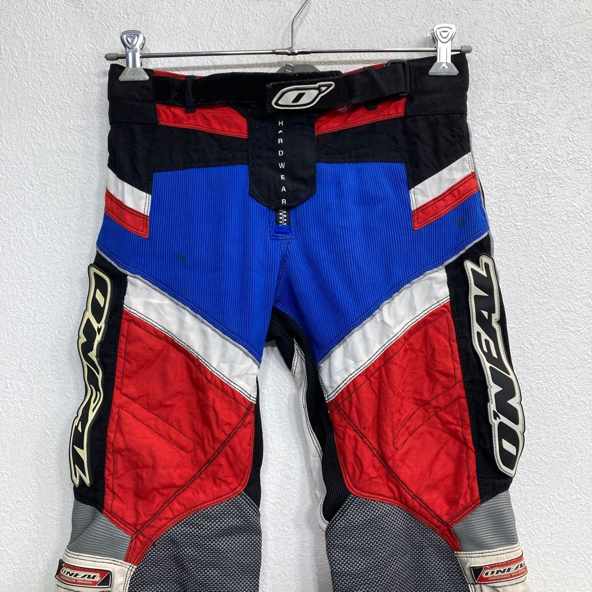 中古 古着 O'NEAL モトクロスパンツ W30 レーシングパンツ マルチカラー ナイロン 古着卸 アメリカ仕入 2311-1237_画像2