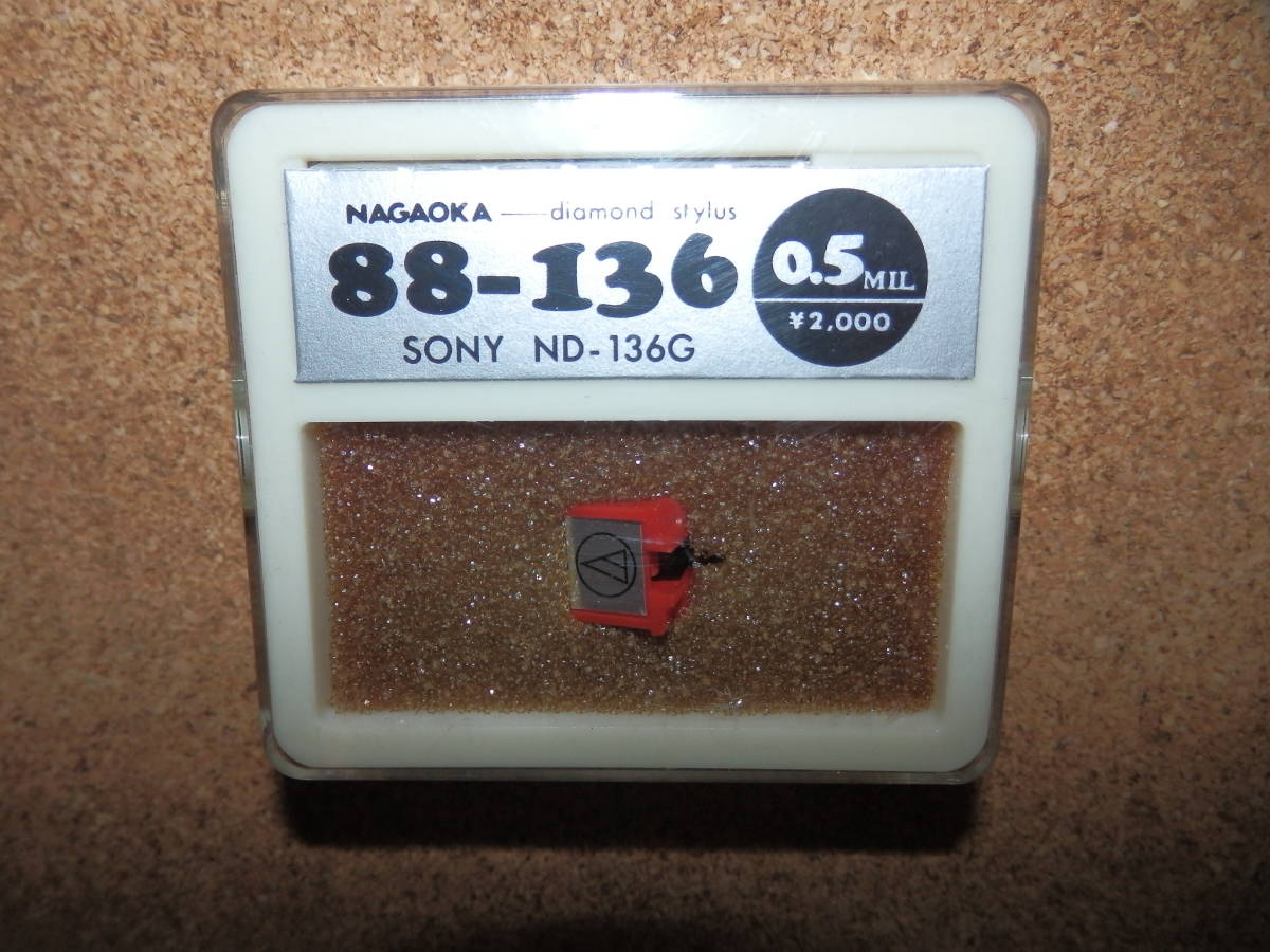 ①店舗保管未使用品★NAGAOKA ナガオカ 88-136 0.5MIL SONY ND-136G W_画像1