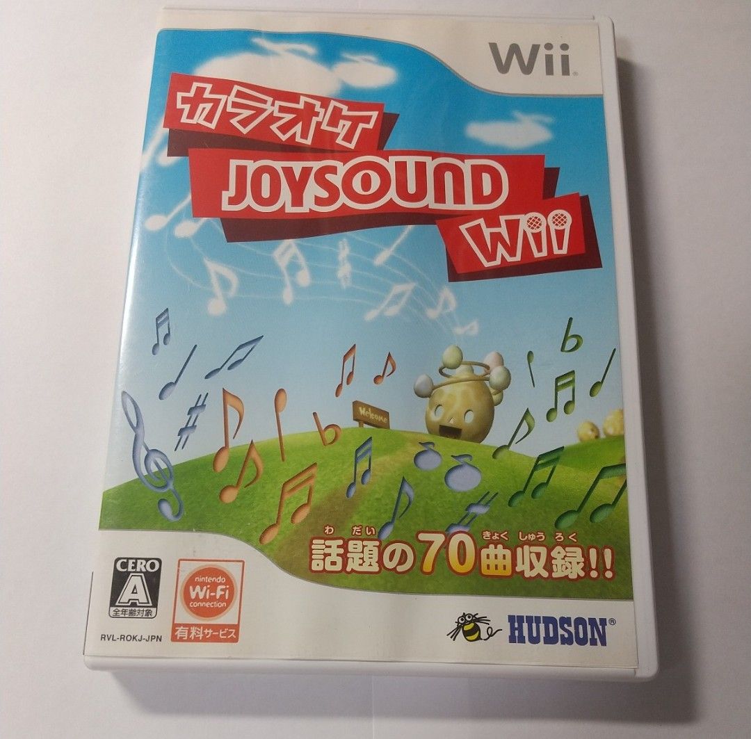 カラオケJOYSOUND Wii Wiiソフト Wiiカラオケ Wii 任天堂  ニンテンドー Wii　マイクなし