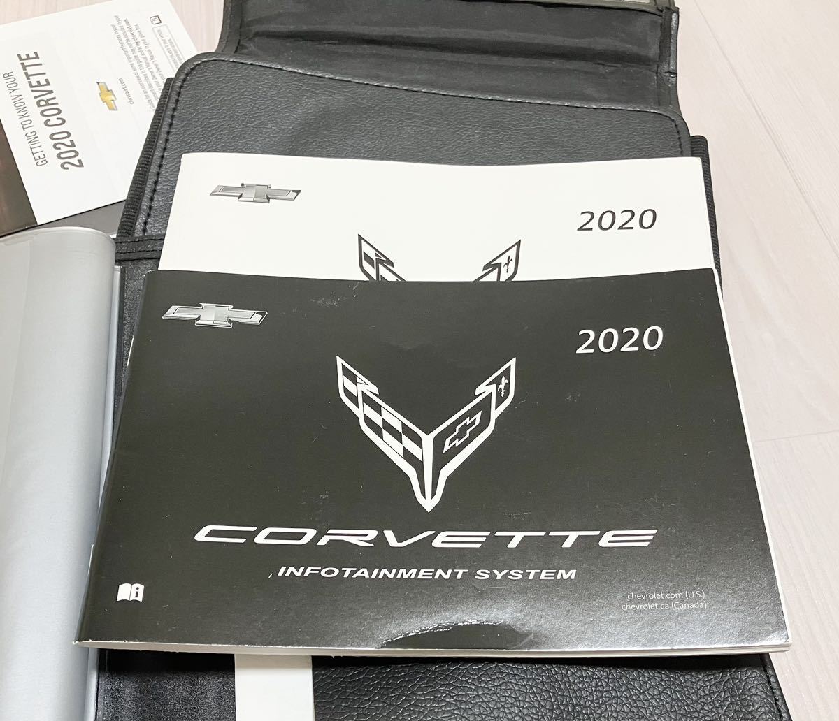  Chevrolet Corvette owner manual vehicle inspection certificate case cover free shipping 