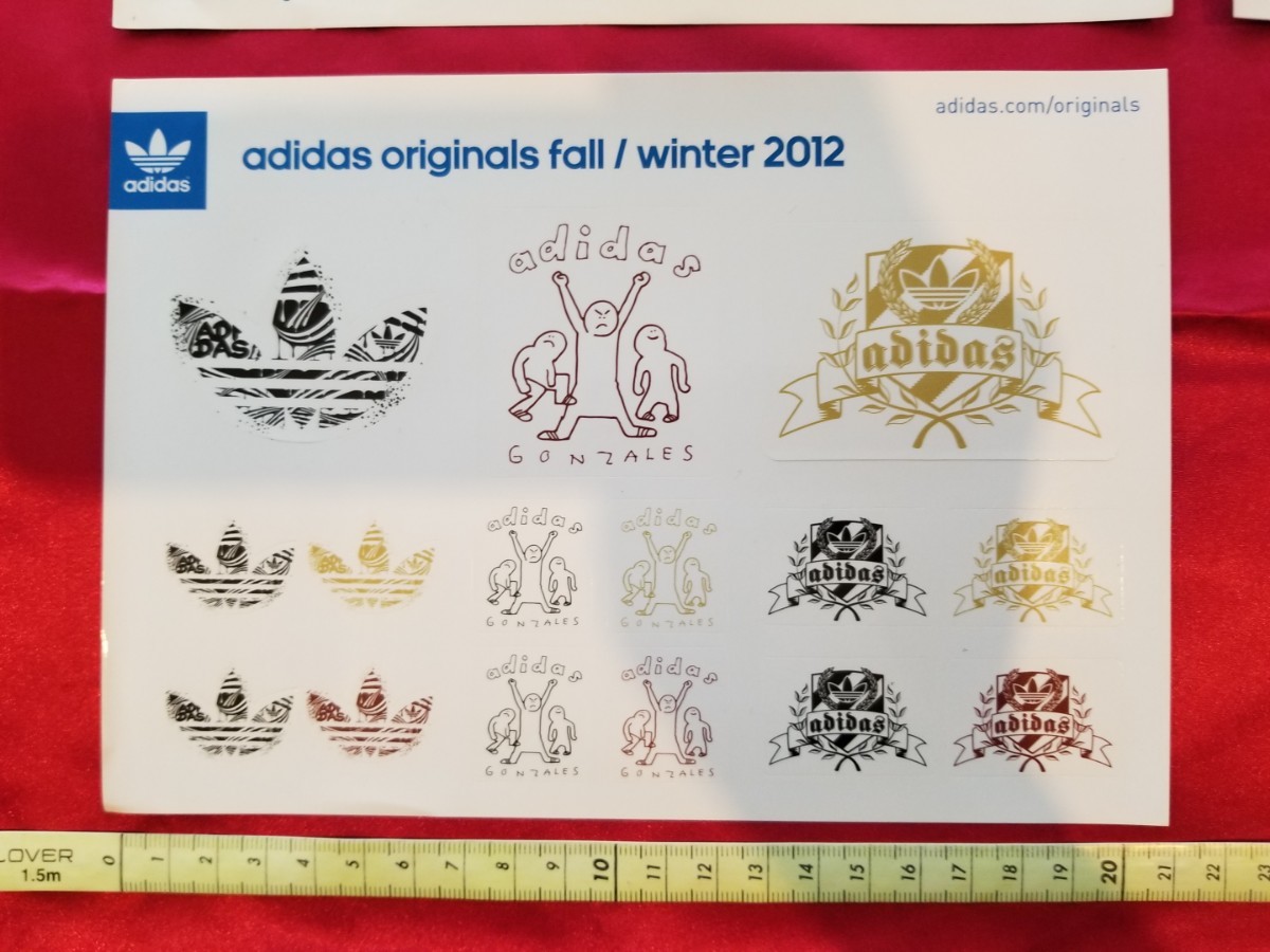 【正規品】アディダス オリジナルス 開店記念ステッカー ショップオープン記念ノベルティ adidas sticker お台場 マークゴンザレス 京都_画像2