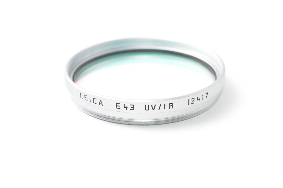 #a0793 【良品】 Leica ライカ E43 UV/IRフィルター シルバー_画像3