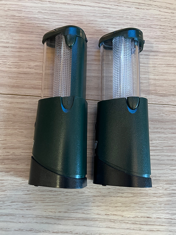 送料込 2個 廃盤 コールマン micro LED Lantern マイクロ LED ランタン 5319-700 Coleman キャンプ アウトドア OLD 電池式 ヴィンテージ_画像4