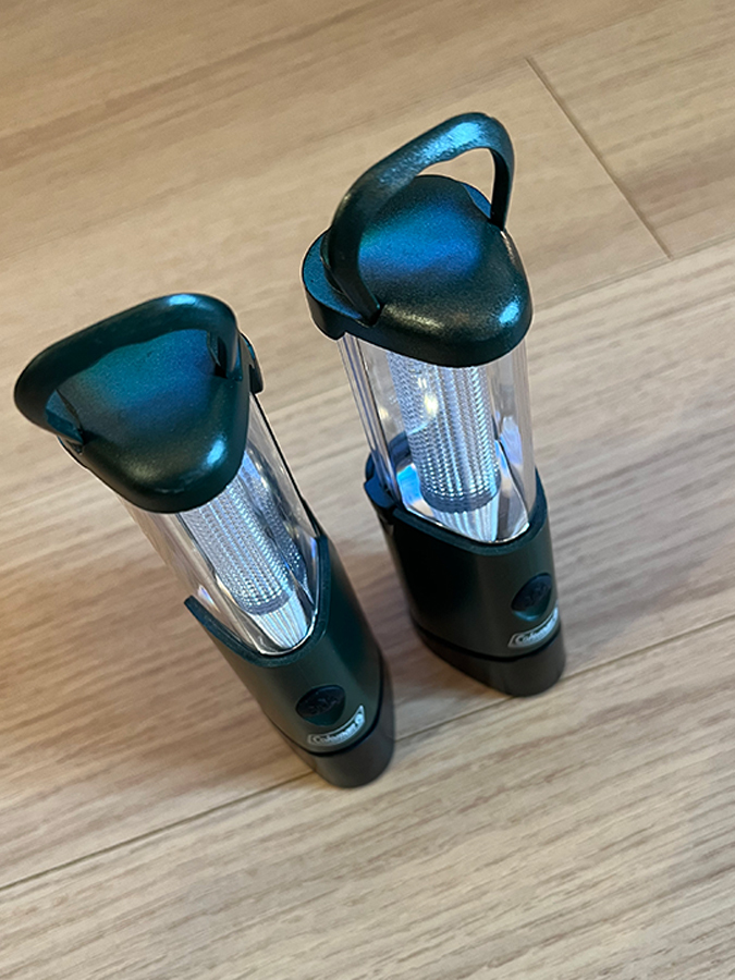 送料込 2個 廃盤 コールマン micro LED Lantern マイクロ LED ランタン 5319-700 Coleman キャンプ アウトドア OLD 電池式 ヴィンテージ_画像7