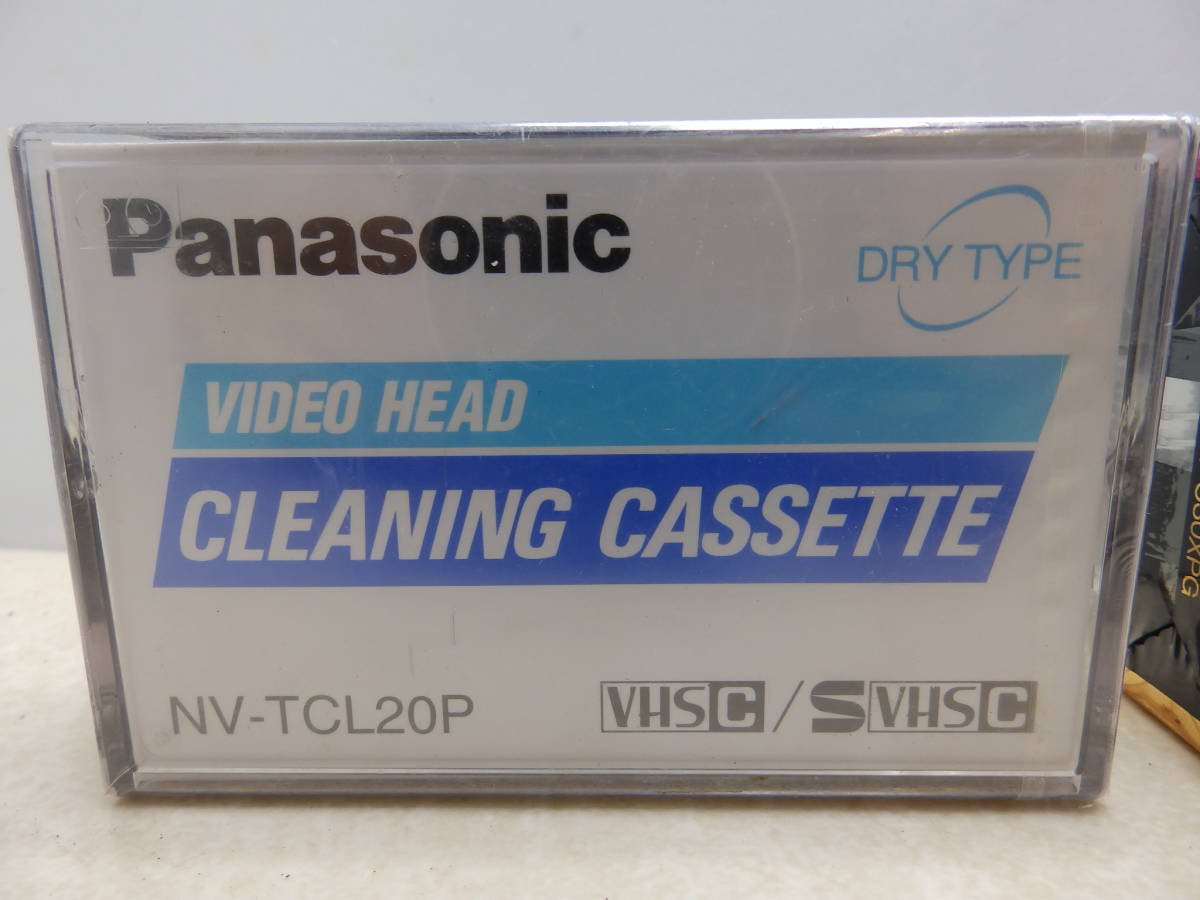 1 TDK SVHS-C video cassette tape XP30/ cleaning tape NV-TCL20P set unused! guarantee none postage 360 jpy possibility!