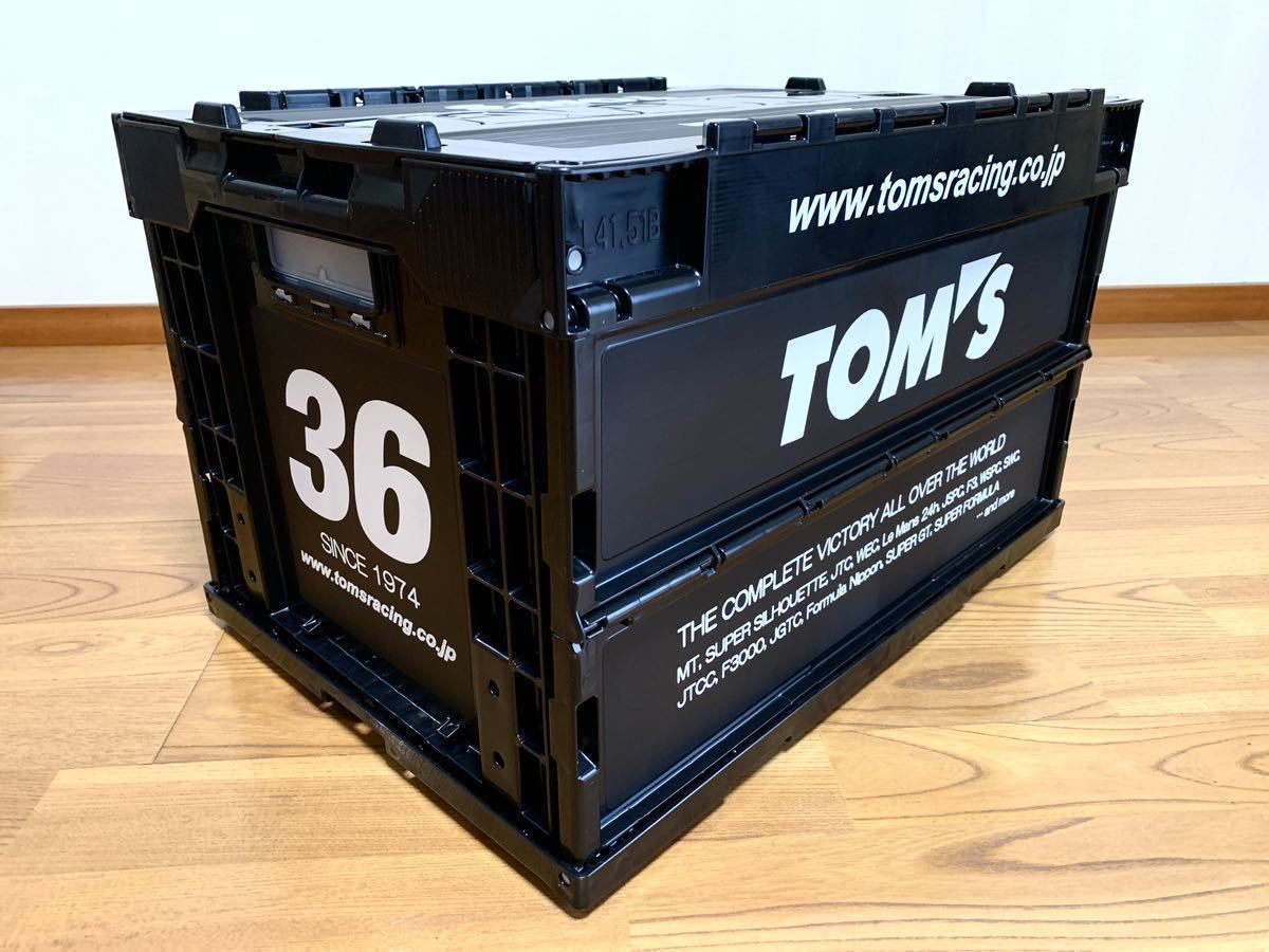 絶版 初期モデル 未使用保管品 TOM'S トムス50L コンテナ ガレージ 工具箱 ラゲッジ BOX インテリア カスタム_取引事項等了承の上参加下さい