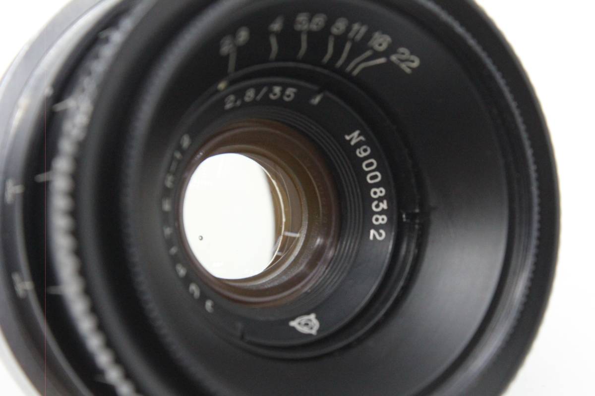 【動作確認済／希少／超美品】 ロシアレンズ LZOS JUPITER-12 35mm F2.8 コンタックス C マウント ケース MT4009_画像6