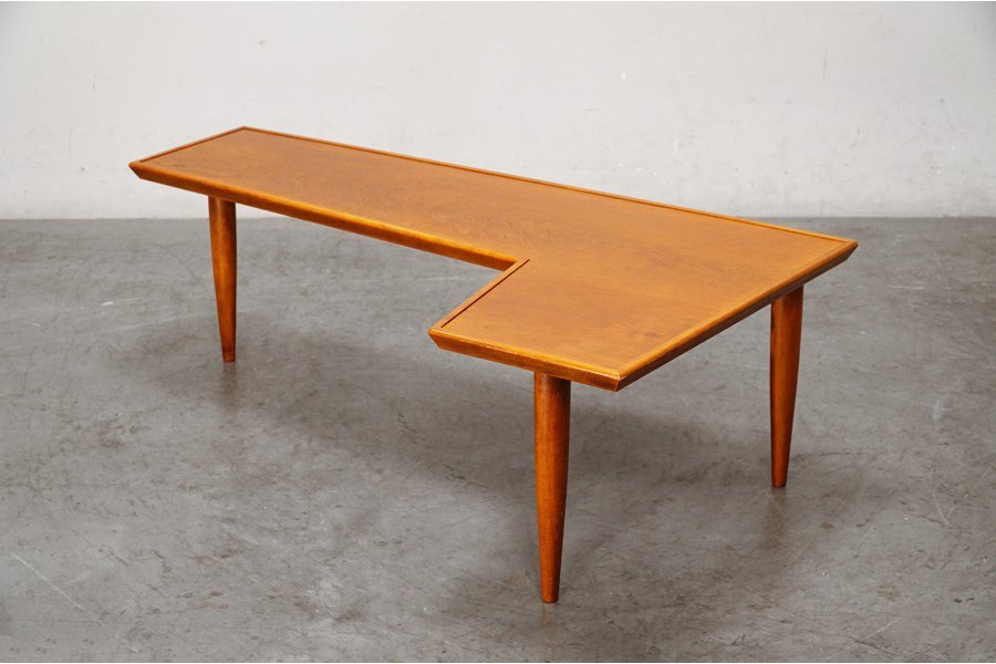 297 展示美品 P.F.S Pacific furniture service(パシフィックファニチャーサービス) RUDDER TEA TABLE(ラダーティーテーブル)5.5万_画像2