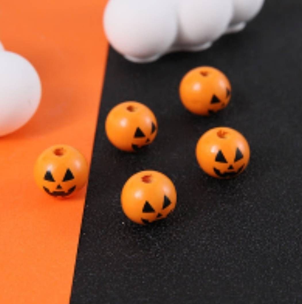 20個 かわいい かぼちゃビーズ DIY ハンドメイド パーツ ハロウィン インテリア ハロウィン飾り おばけカボチャ インテリア