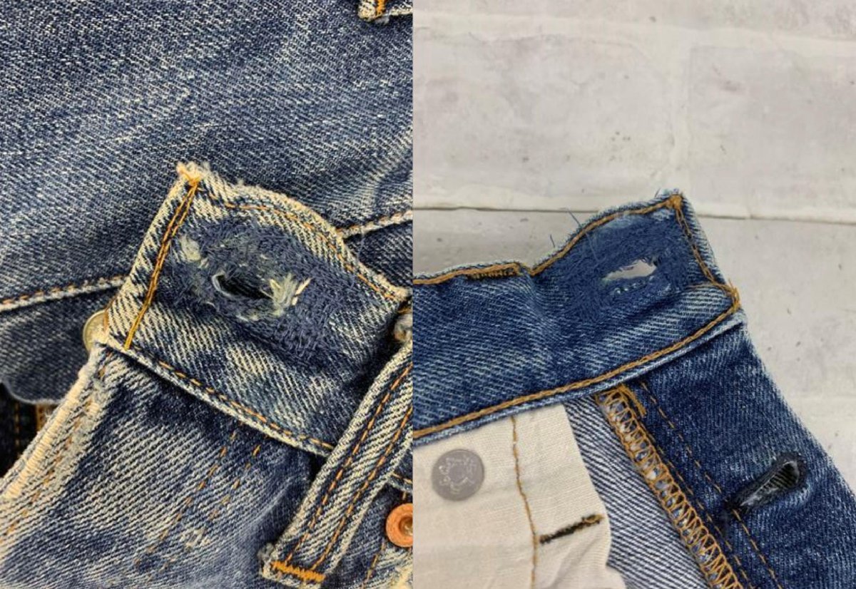 Levi’s リーバイス 66後期 デニムパンツ ボタン裏6 オリジナル ヴィンテージ SIZE:W28 made in USA MH632023111905_画像9