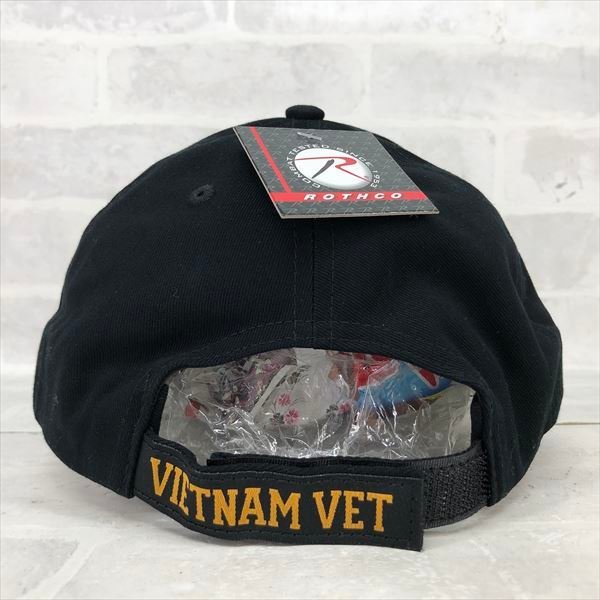 ROTHCO ロスコ タグ付き Vietnam Veteran Insignia Cap 帽子 キャップ SIZE : FREE ブラック MU632023110605_画像5