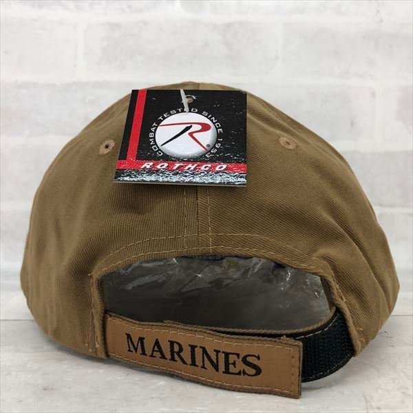 ROTHCO ロスコ タグ付き Deluxe Marines Cap Embroidered 帽子 キャップ SIZE : FREE コヨーテ MU632023110608_画像5