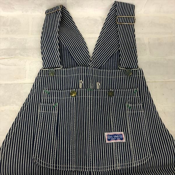 BIG SMITH 70’s USA製 BIB OVERALLS デッドストック フラッシャー付き ビッグスミス ヒッコリー オーバーオール 30×34 MU632023110803_画像4