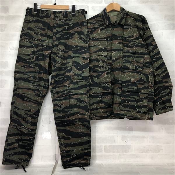 ROTHCO ロスコ BDU ミリタリー セットアップ コンバットジャケット カーゴパンツ 迷彩 タイガーカモ SIZE: M MU632023111704_画像1