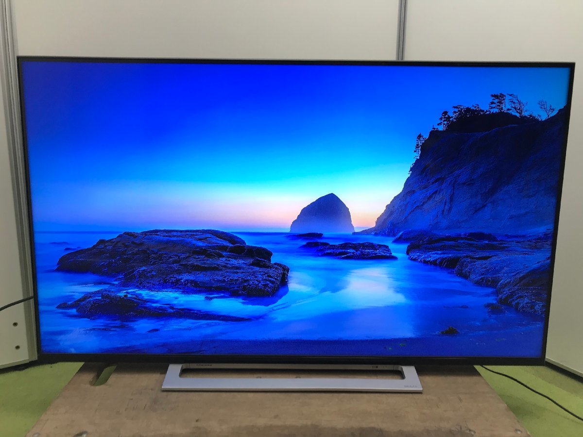 東芝 TOSHIBA レグザ REGZA 4K液晶テレビ 50型 外付けHDD エッジ型LEDバックライト スマートスピーカー連携 50M520X 2018年製 YD11032su_画像1