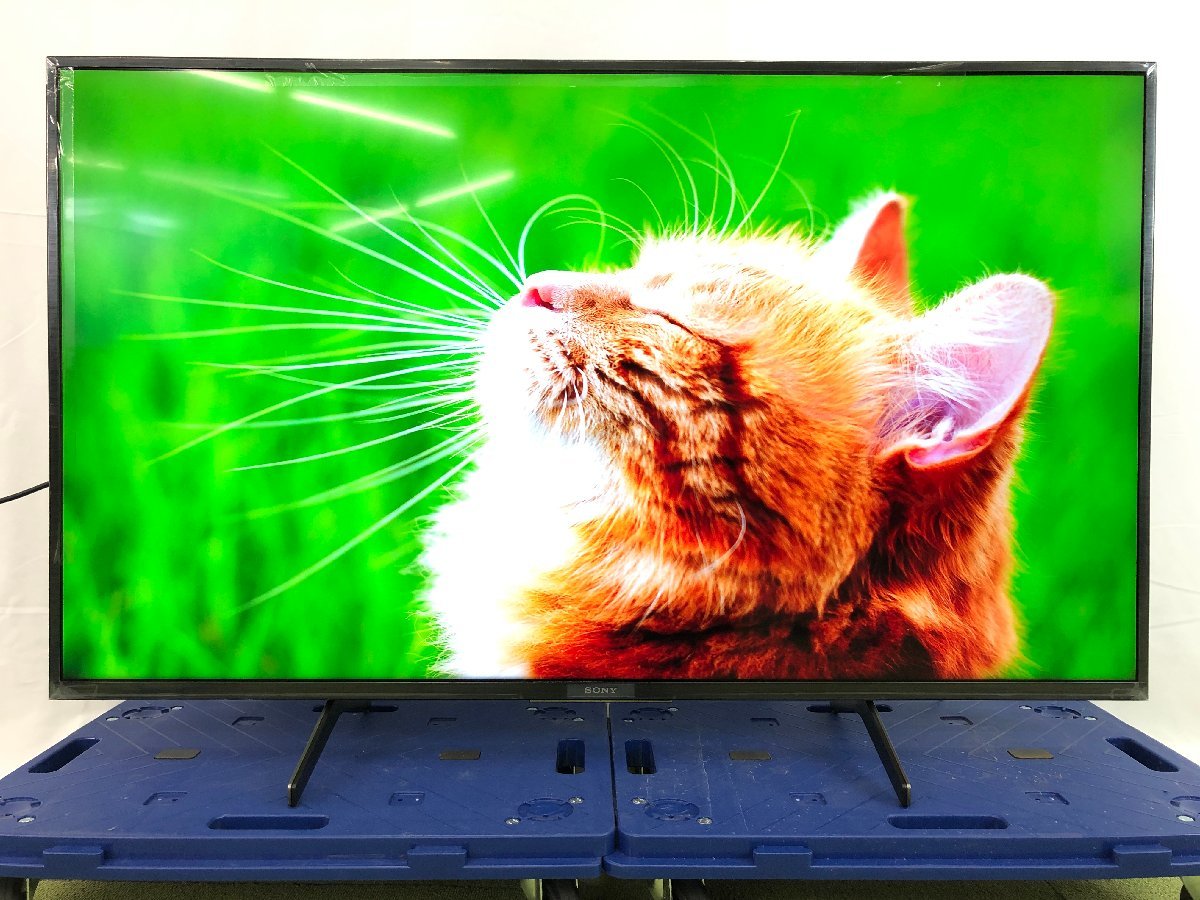 2021年製 美品 SONY ソニー 4K液晶テレビ BRAVIA ブラビア KJ-49X8000H 49インチ LEDバックライト ドルビービジョン 外付けHDD TD11028su_画像1