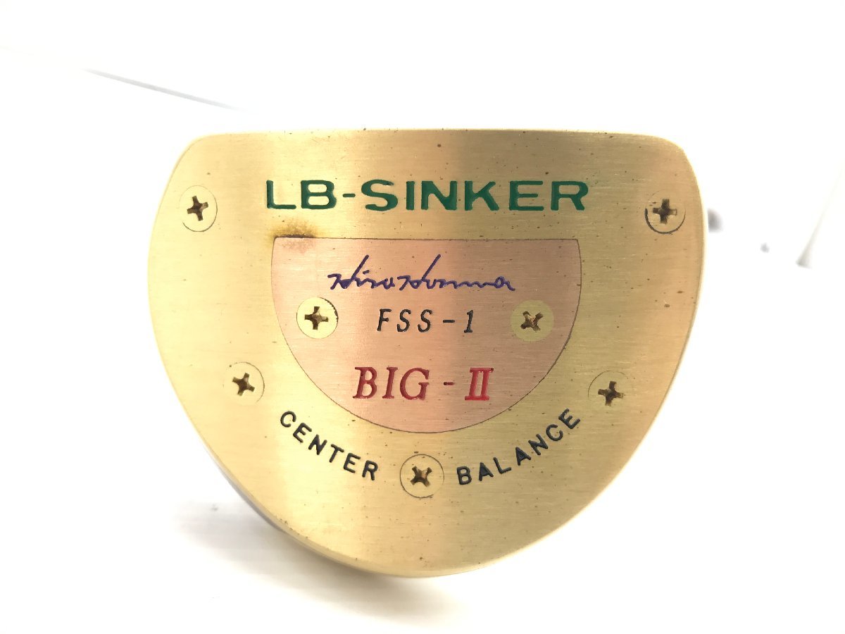 ホンマ HONMA LBシンカー LB-SINKER FSS-1 BIG-II CenterBalance パター ゴルフクラブ ヘッドカバー付き 11127N_画像5