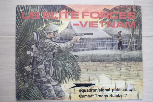 資料 ベトナム戦米軍 US ELITE FORCES-VIETNAM イラスト/フォトブック（S62）_画像1