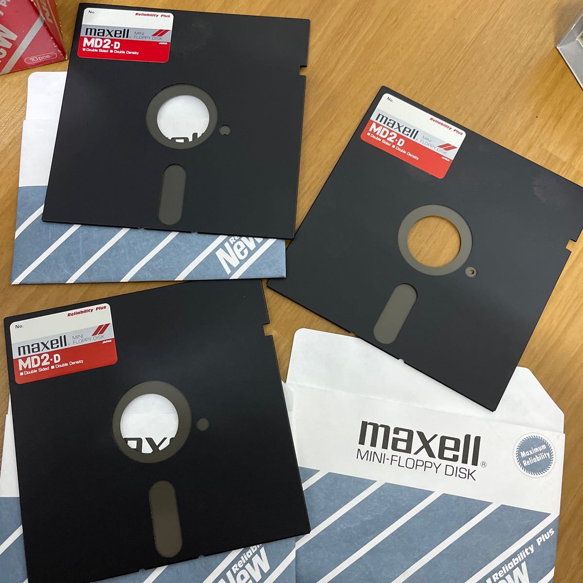 maxell マクセル　ミニフロッピーディスク MD2-D 現状　中古品　ジャンク_画像6