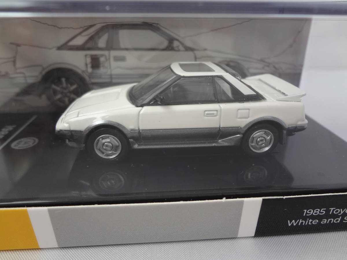 PARA64　1/64　1985 Toyota MR2 Mk1 White and Silver 2 tone　RHD　トヨタ　ホワイト/シルバー_画像2