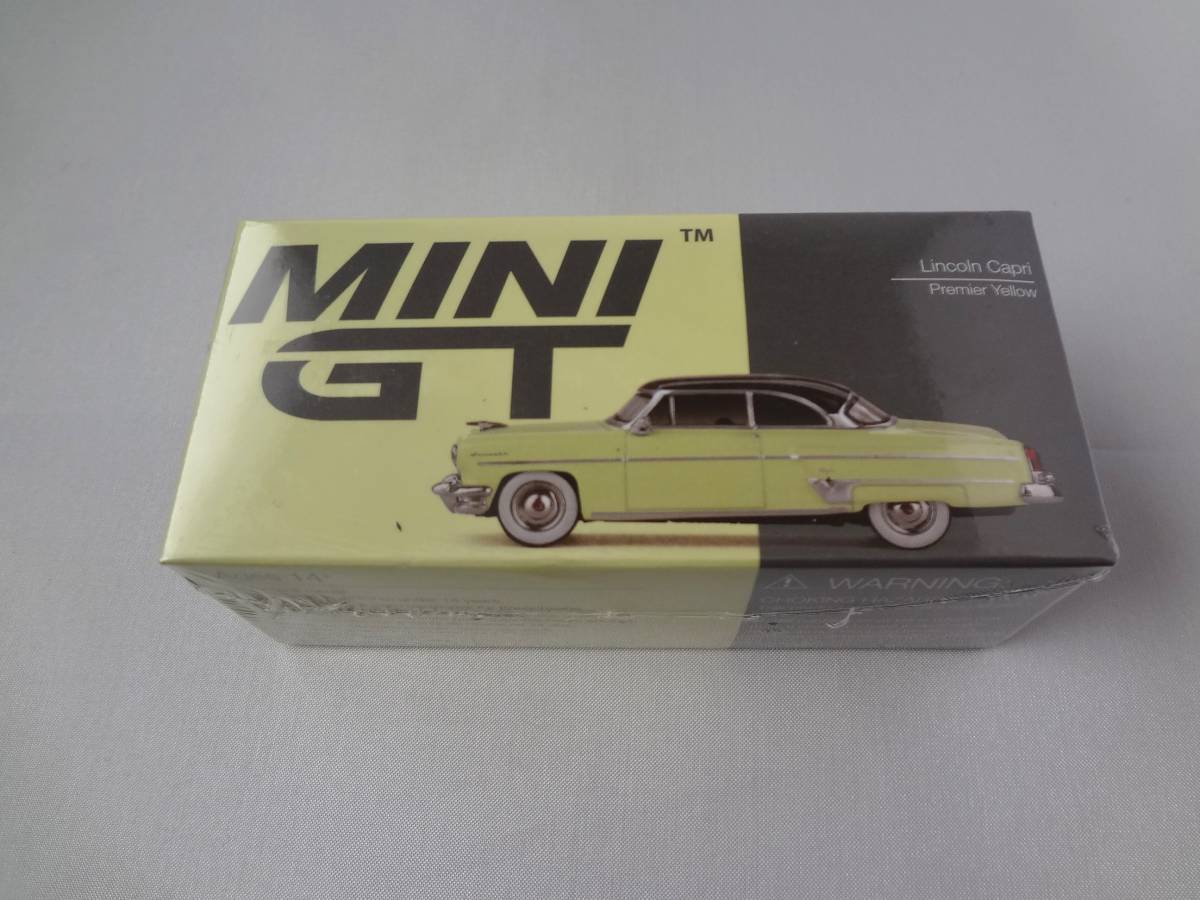 MINI　GT　1/64　Lincoln Capri 1954 Premier Yellow　LHD　561　リンカーン カプリ　プライマーイエロー　②_画像1