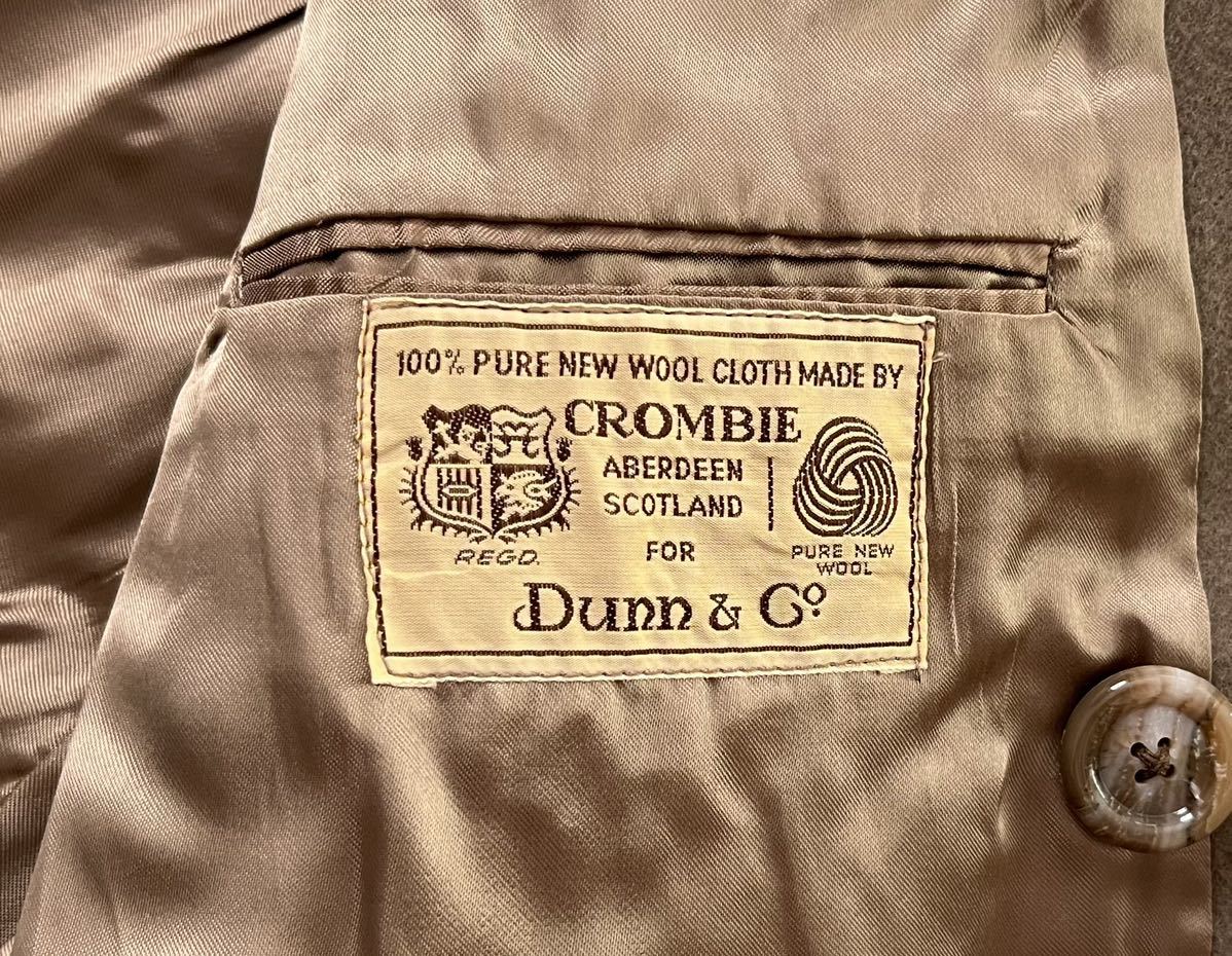 希少 60s 英国製 Dunn&Co ブリティッシュウォーム チェスターコート ポロコート CROMBIE クロンビー ビンテージ イングランド製 ウール ②_画像10