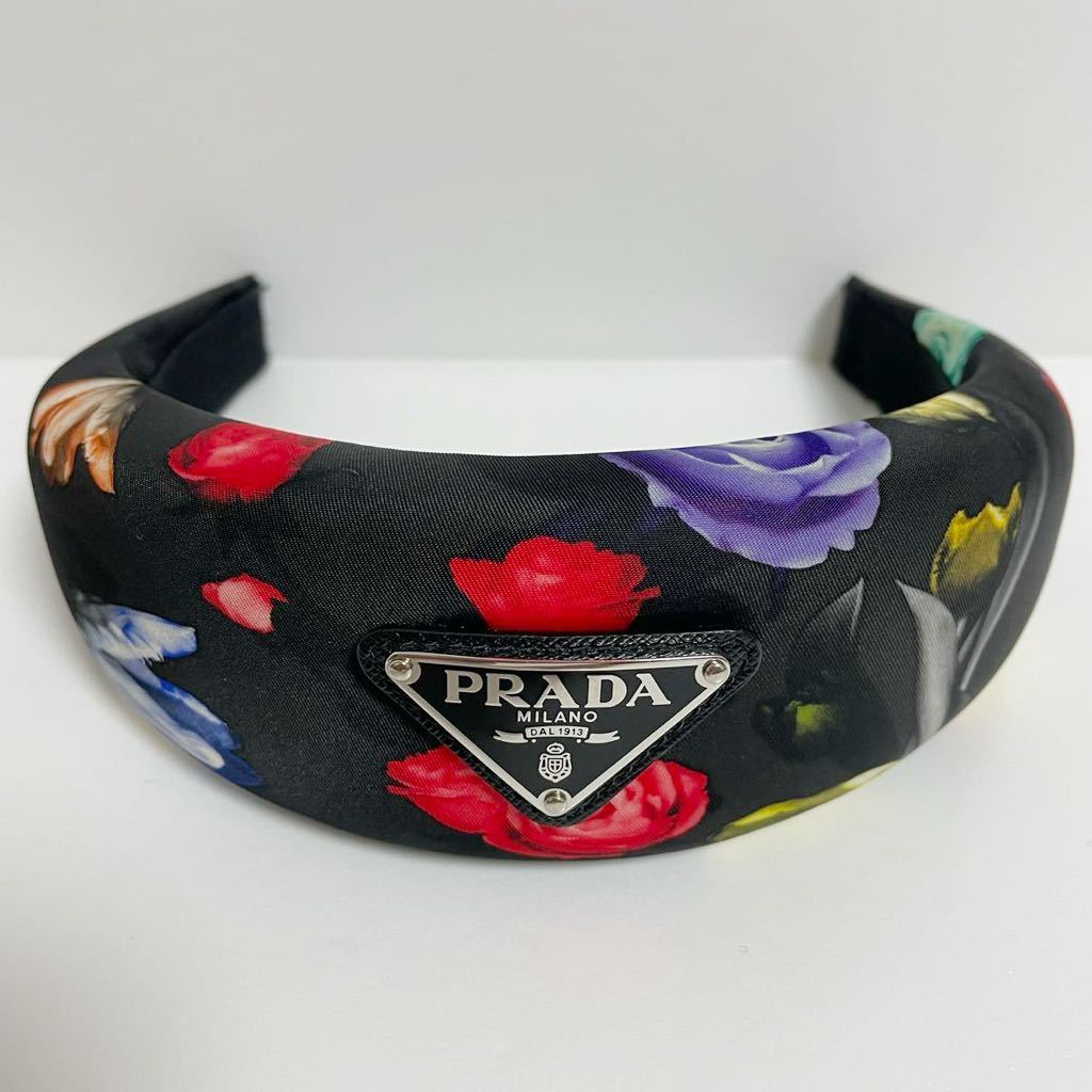 Yahoo!オークション - 即決☆PRADA プラダ 花柄 トライアングル ロゴ 