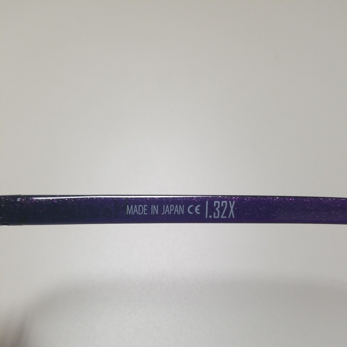 ハズキルーペコンパクト 紫 1.32【サンプル刻印あり】ハズキルーペ　コンパクト 紫　1.32 カラーレンズ