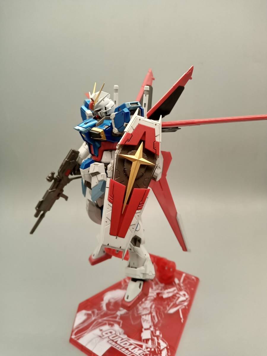 塗装完成品 RG 1/144 フォースインパルスガンダム　(機動戦士 ガンプラ プラモデル SEED DESTINY シン アスカ )　_画像3