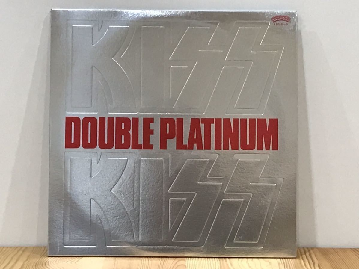 LP KISS DOUBLE PLATINUM キッス ダブルプラチナム 2枚組 ロック 19S-5〜6 中古品_画像1