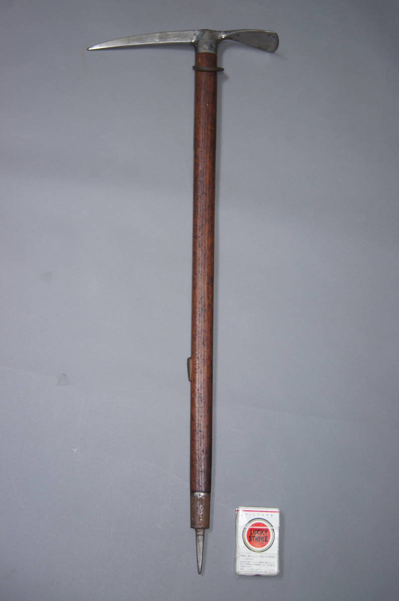  pickel . day mountain . cover Sapporo . rice field SAPPORO BERGHEIL K.I.W total length approximately 81.2cm wood shaft KADOTA Vintage mountain climbing tool snowy mountains outdoor 