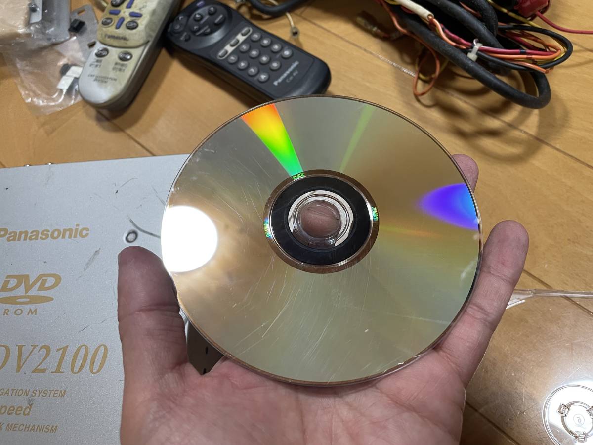 希少□パナソニック製DVDカーナビ CN-DV2100D ナビロム付き 付属品あり 動作未確認_画像5