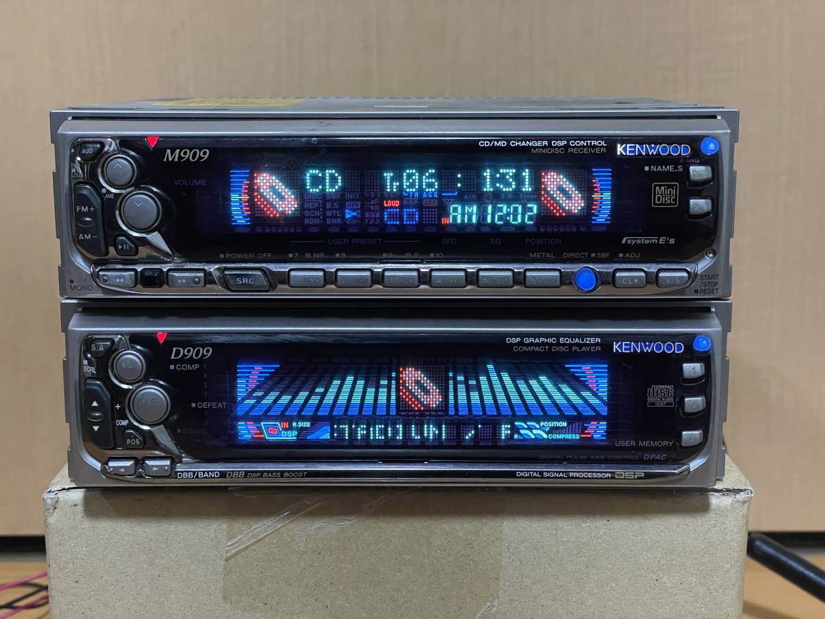 KENWOOD D909 M909 CDプレーヤー グラフィック イコライザー KENWOOD D909 M909 CDプレーヤー グラフィック イコライザー