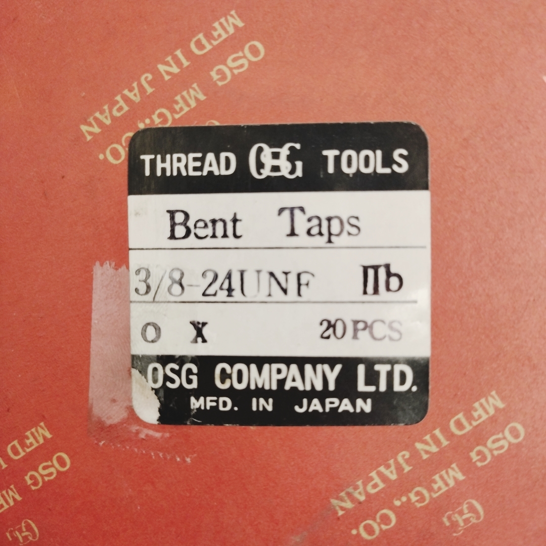 11k6144hc 新品・未使用品 11.3kg Bent Taps ねじ切り用具 1/2-13UNC/1/4-20UNC/M10-1.25/3/8-20UNF/3/8-24UNF_画像8