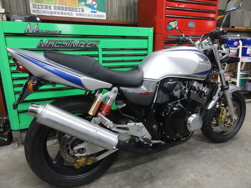 車検　令和6年6月まで　☆★　ＣＢ４００ＳＦ　プラグ新品　オイル新品　キャブレターオーバーホール済み　★☆ 車検付　ＪＲ駅徒歩８分_画像3