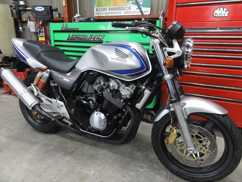 車検　令和6年6月まで　☆★　ＣＢ４００ＳＦ　プラグ新品　オイル新品　キャブレターオーバーホール済み　★☆ 車検付　ＪＲ駅徒歩８分_画像1