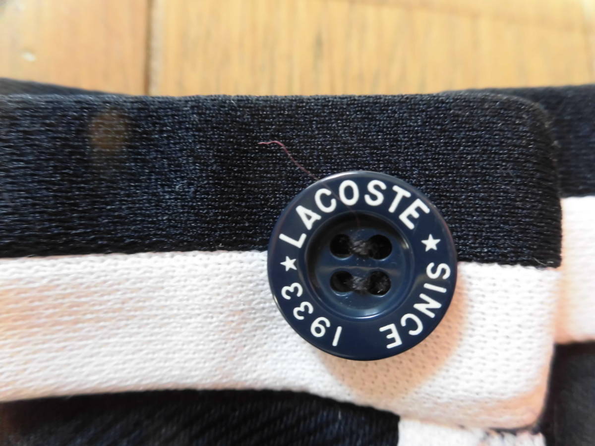 LACOSTE ラコステテニス 紺 スコート スカート テニスウェア★40 巻きスカート_画像3