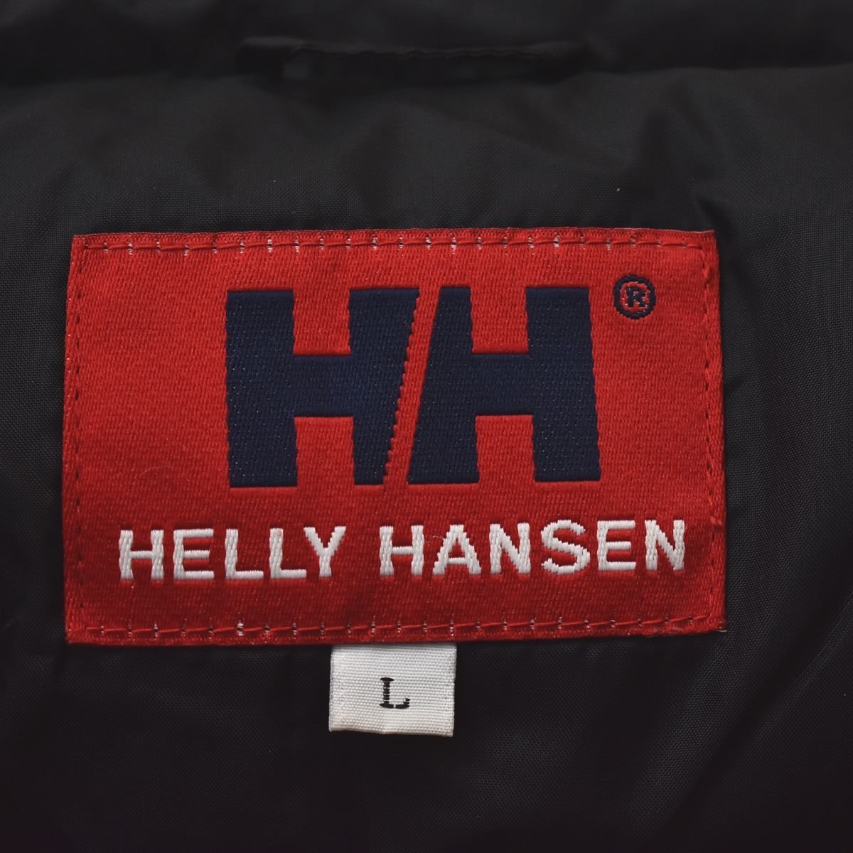 ★90s ヴィンテージ ヘリーハンセン HELLY HANSEN ナイロン ビッグシルエット ダウン ジャケット L ブラック ビンテージ アウトドア 古着★_画像5